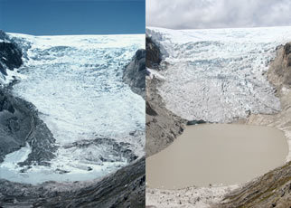 25 év alatt elolvadt 1600 évnyi gleccserjég